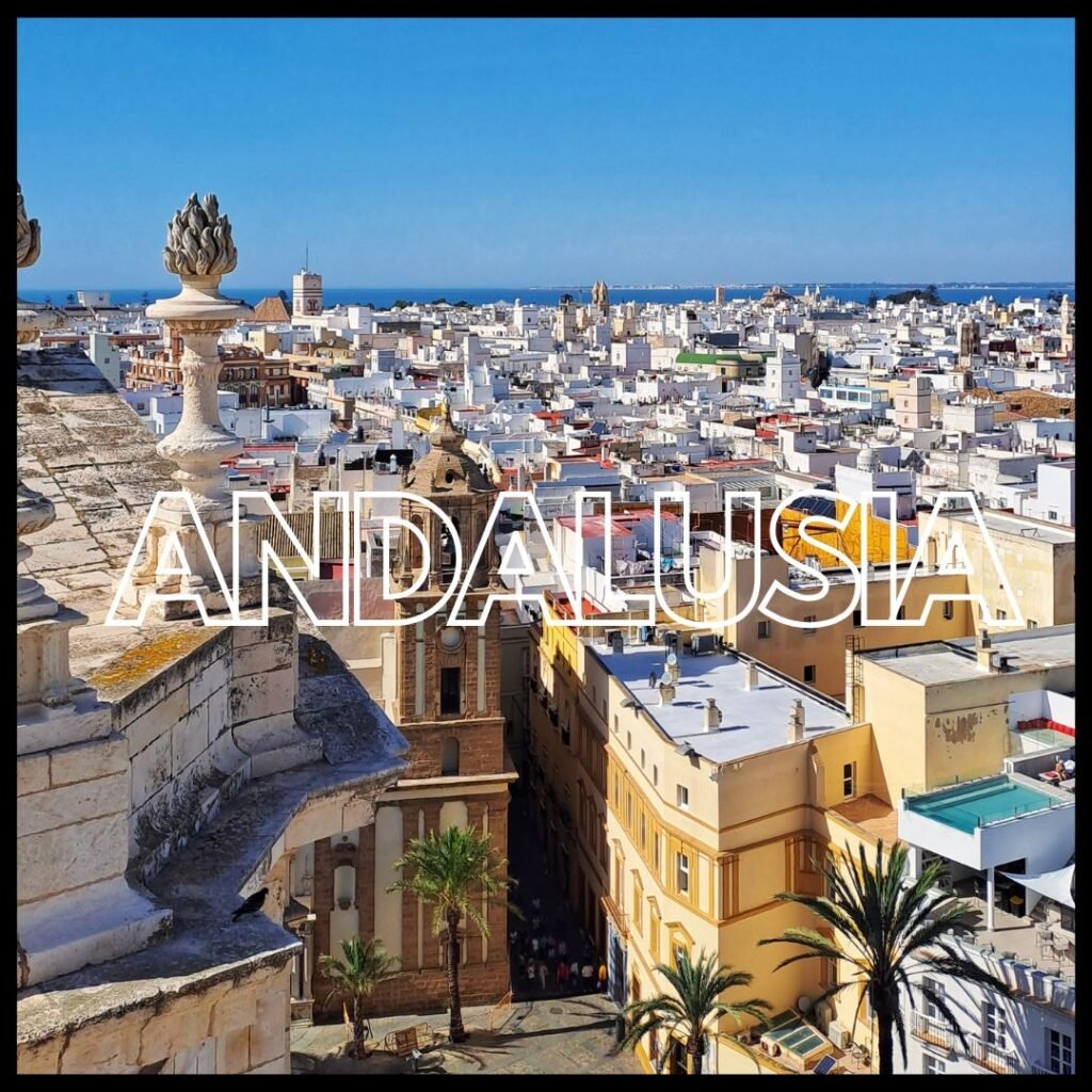 Itinerario on the road Andalusia in camper