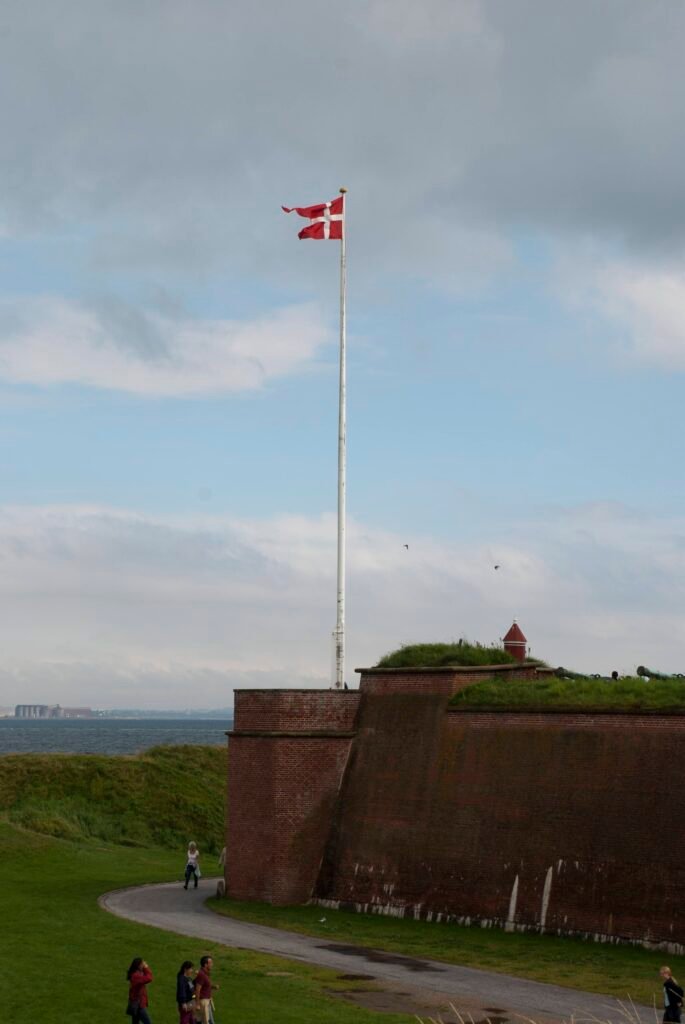 Bastione del Castello di Kronborg a Helsingor in Danimarca