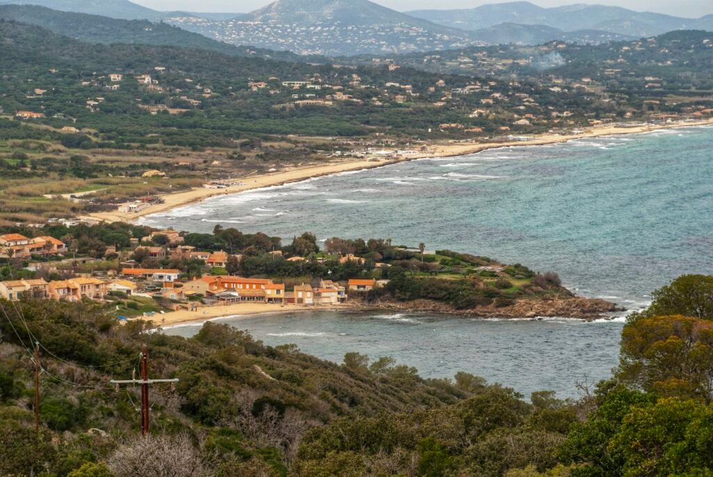 Spiaggia di Pampelonne a Ramatuelle, Costa Azzurra, vicino all'area sosta camper Bonne Terrasse