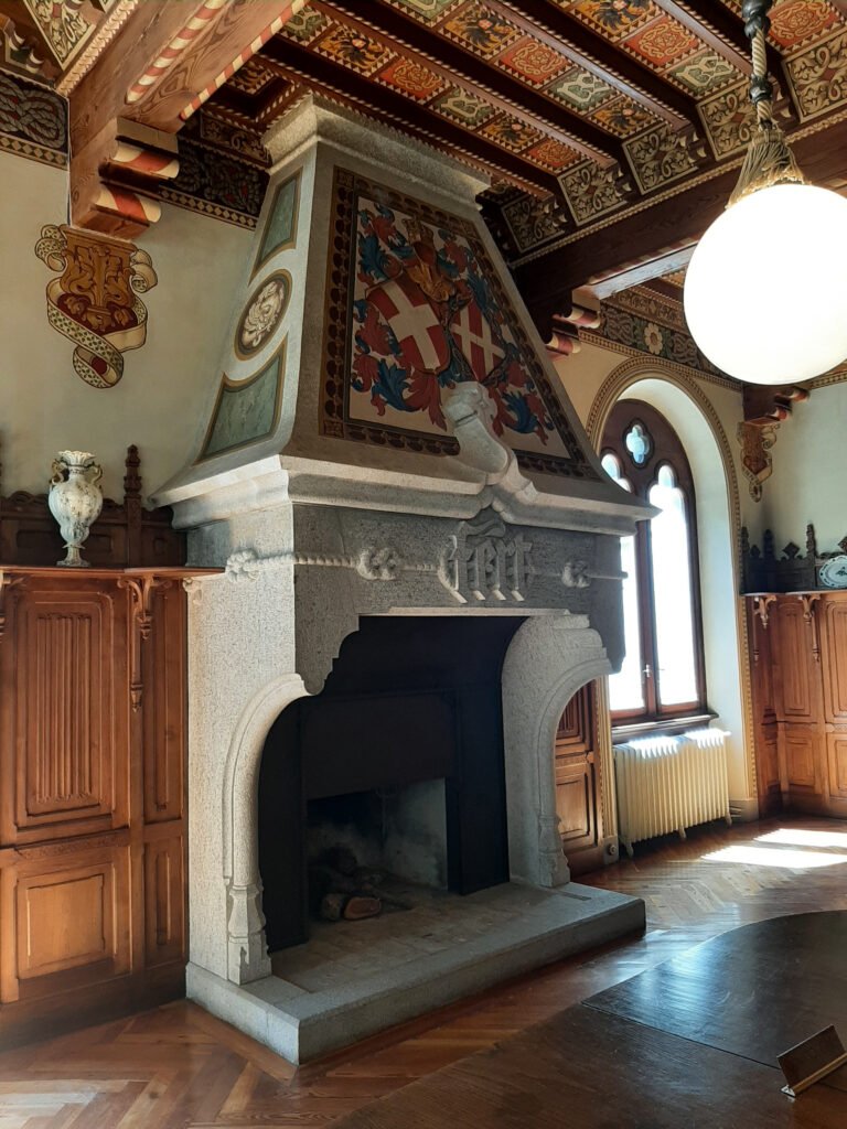 Salone-Camino-Castel-Savoia Saloni di Castel Savoia Gressoney