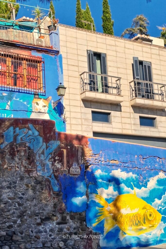 Luoghi dei murales a Granada: Cuesta Escoriaza