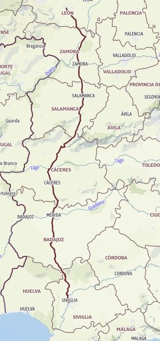Cammino di Santiago: Via de la Plata
